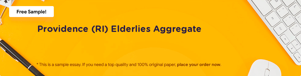 Free «Providence (RI) Elderlies Aggregate» Essay Sample